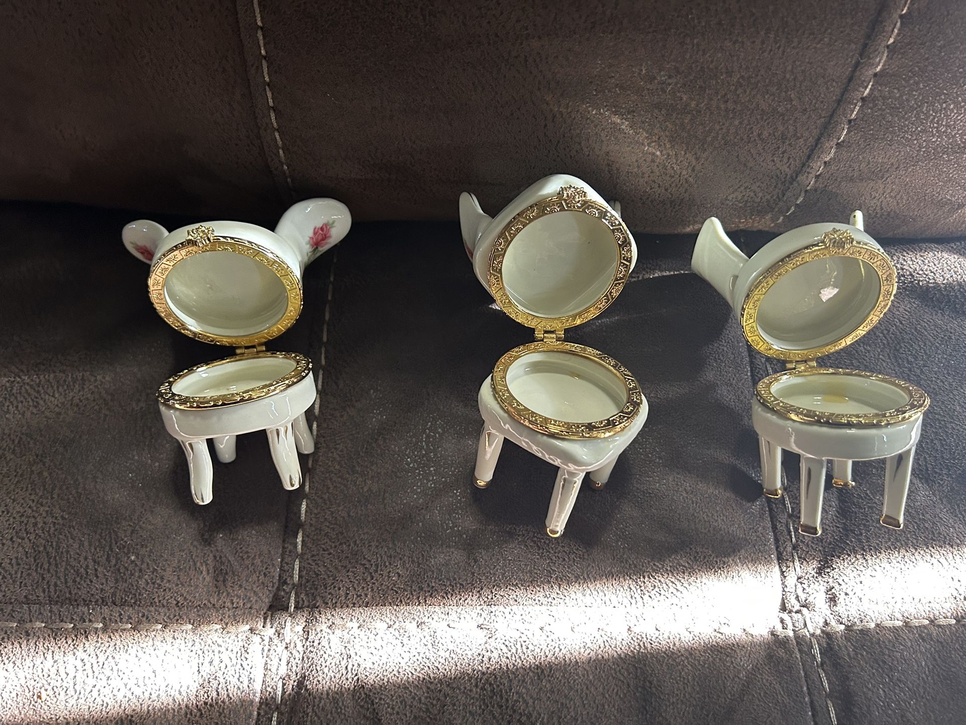 Antique Jewelry Box Chairs 