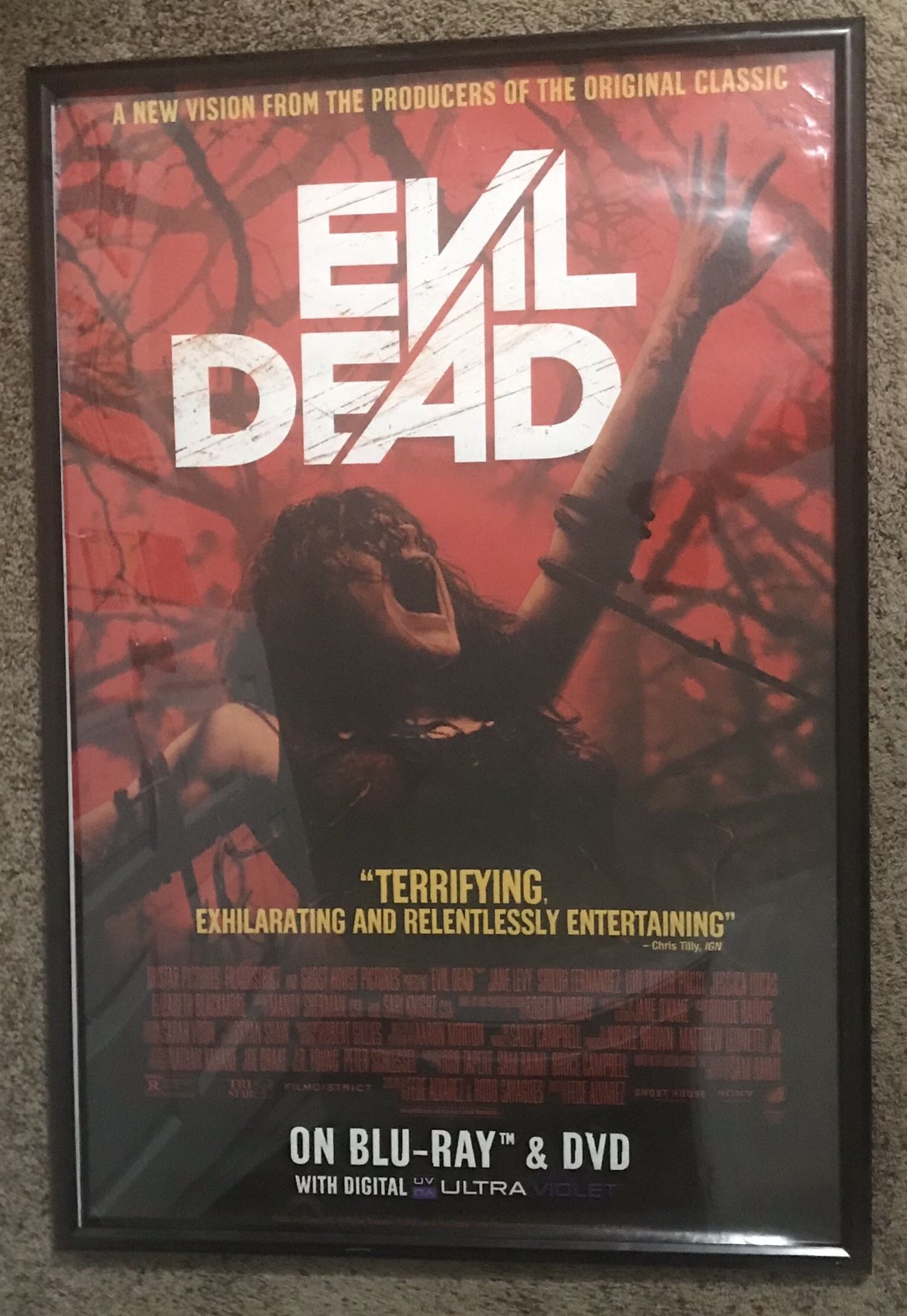 Big Evil Dead Poster 27x40 FRAME NOT INCLUDED