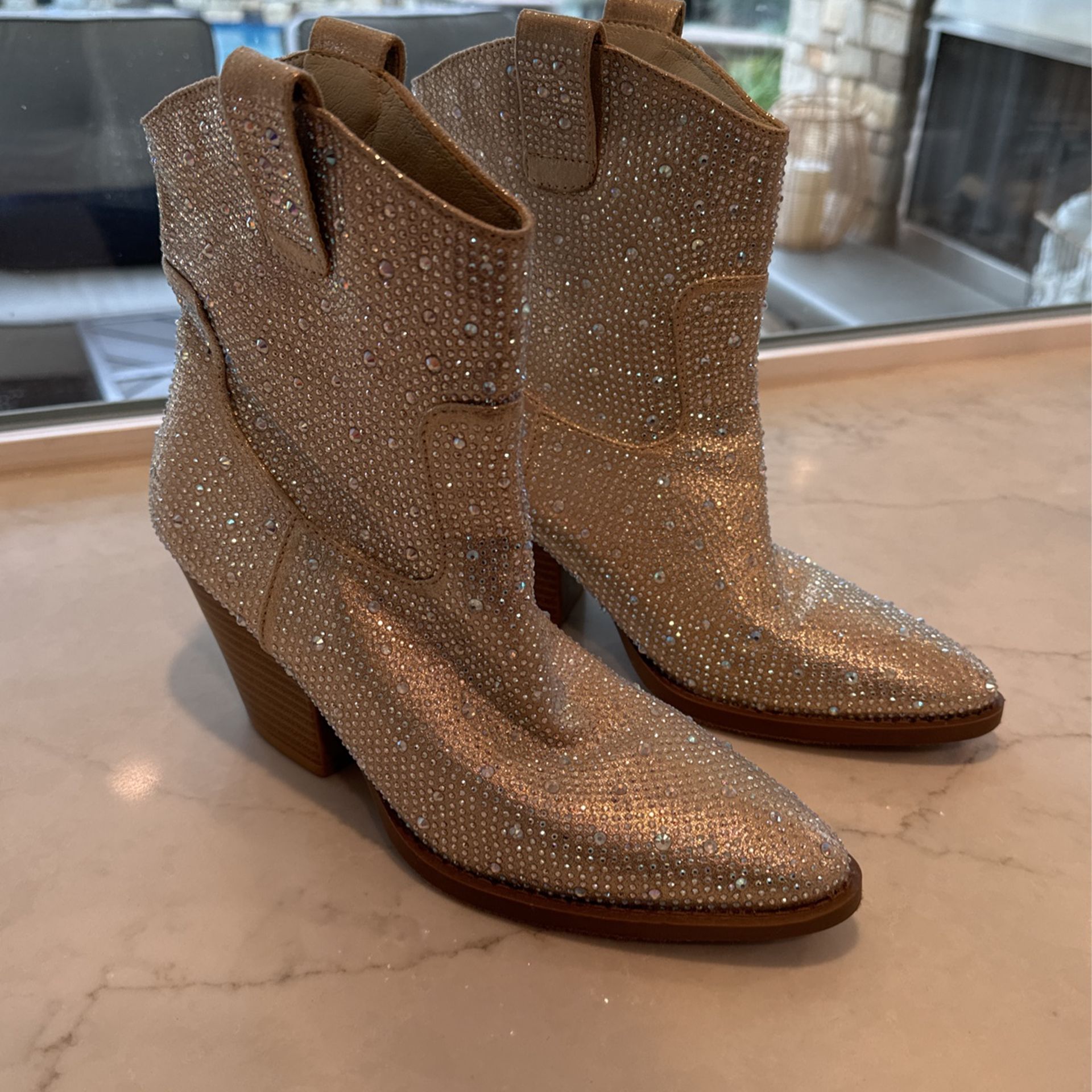 Sparkle Boots Brand New From Forever 21