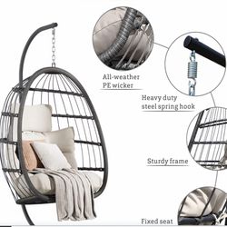 Hanging Egg Chair With Stand 