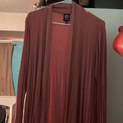 Long Pink Cardigan