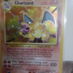 Charizard unlimited base set one