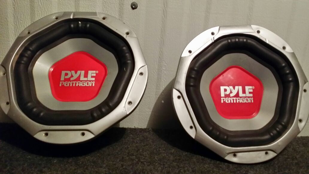 10" Pyle Pentagon subs