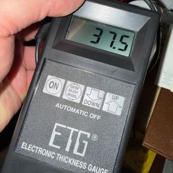 Pro MotorCar ETG-A Paint Thickness Gauge Meter with Case (Car Detailing / Body Shop Tool)