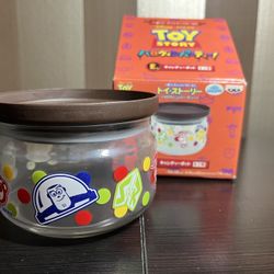 Disney Japan - 2012 Toy Story Halloween Party - Small Glass Candy Pot - New