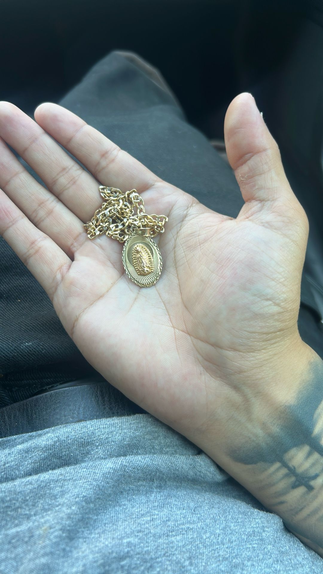 14k Virgin Marry Pendant