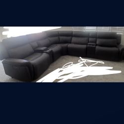 Grey Sectional With Reclining Seats