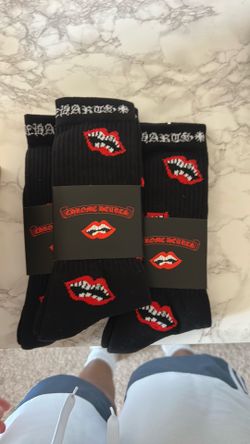 Chrome heart socks