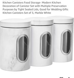 Kitchen Canisters Food Storage- Modern Kitchen Decoration of Canister Set with Multiple Preservation Purposes