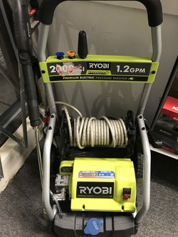 Ryobi 2000 psi electric pressure