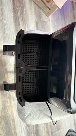 Chefman TurboFry Touch Dual Basket Air Fryer 6 Qt - Viewing Windows