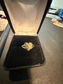 Nugget Heart Ring