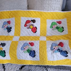 Vintage Quilted baby blanket
