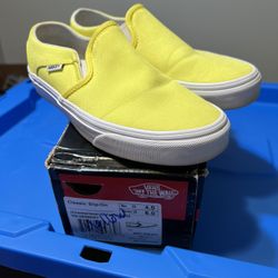 Yellow Slip On Vans