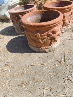 Vintage Terracotta Angel Pots