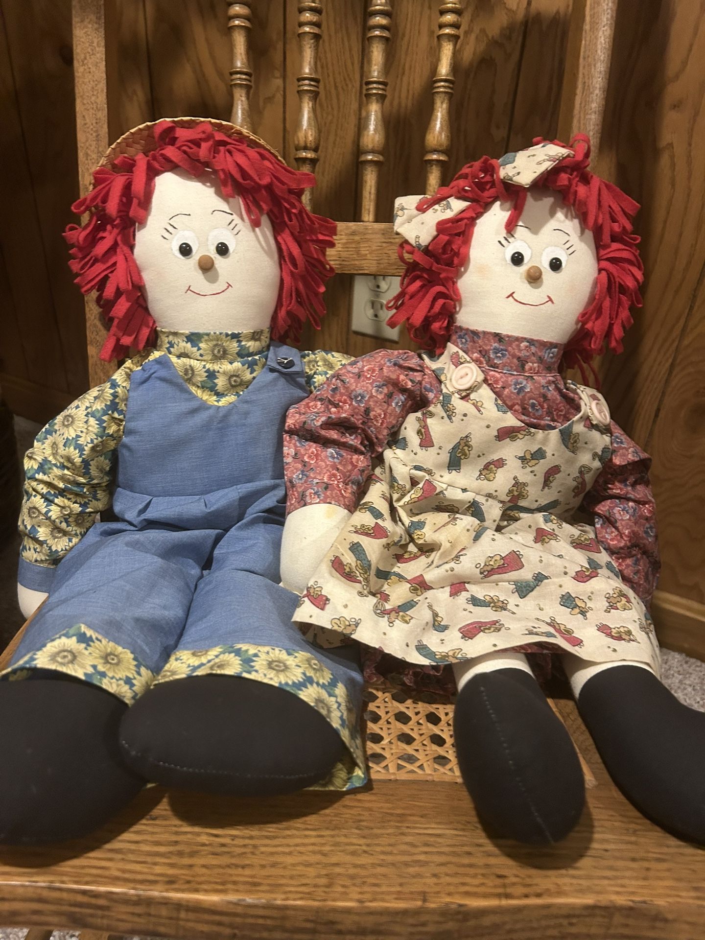 Set of Raggedy Dolls
