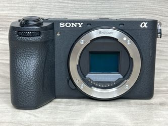 Sony Alpha A6700 Mirrorless Camera Body ILCE-6700 Black (PO1026489)