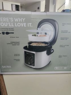 Aroma 20-Cup Digital Rice & multi cooker