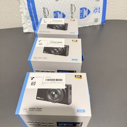 5K 96MP Digital Camera for Photography with 6X Optical Zoom,2026 Upgraded Autofocus Vlogging Camera for YouTube with Dual Lens, 64GB Card, Flash, Anti