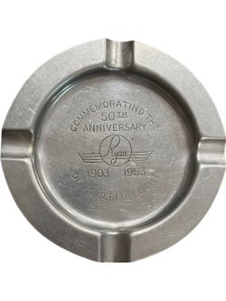 Ryan Airplane Ashtray 50th Anniversary 1(contact info removed)