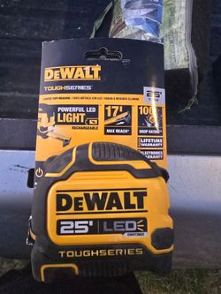 Dewalt tape measure with light