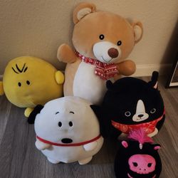 Squishmellow Lot and Other Stuffies