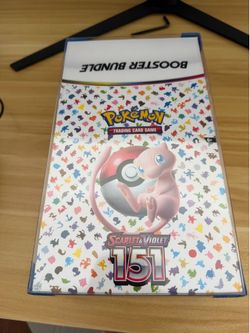 Pokemon 151 booster bundle display case