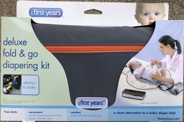 First Years Deluxe Fold n Go Diapering Kit
