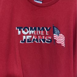 Tommy Jeans Long Sleeve Sweatshirt, 1985 Fair Condition
