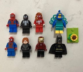 LEGO Superheroes Mixed Minifigure Lot of 8