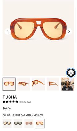 Dezi PUSHA aviator sunglasses