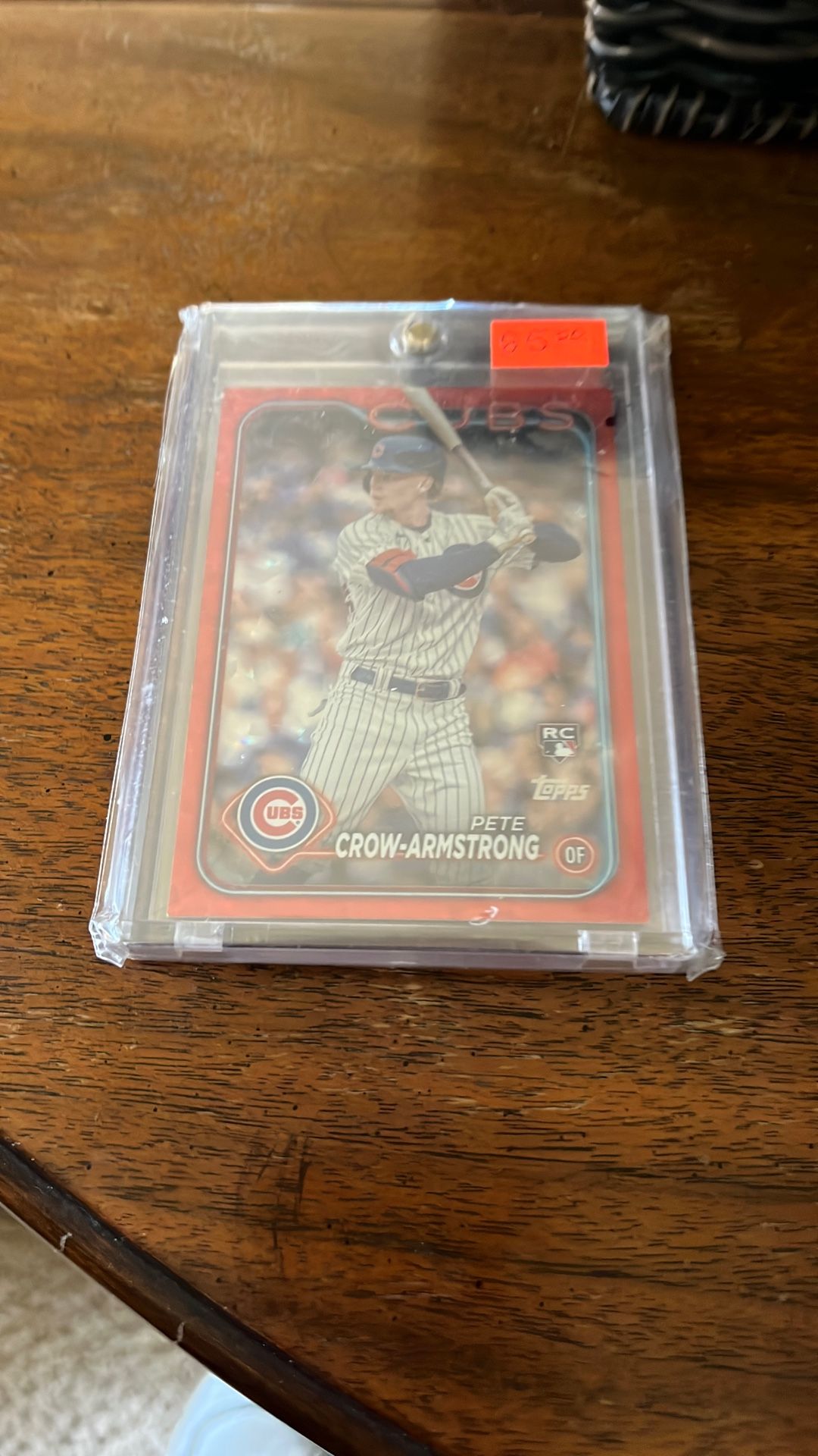 2024 Topps Pete Crow Armstrong Red Foil RC