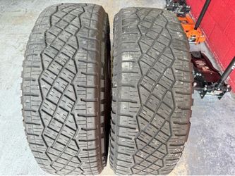 Two Tires 285/65/20 Goodyear Wrangler Territory Like new with 80-90% Left Tesla Cybertruck