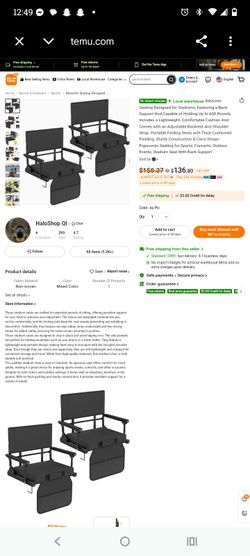 Stadium Chairs With Cushion