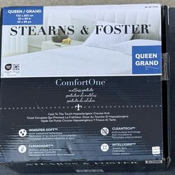 Stearns & Foster Queen Mattress Protector Waterproof Cooling NEW