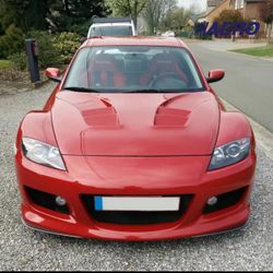 2004-2008 Mazda RX-8 Type RE Heat Extractor Fiberglass Hood