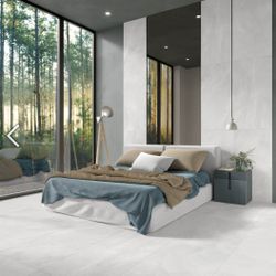 🎯 🇮🇹 🧱 24x48 Walk White 🇮🇹 Porcelain Tile Rectified Satin Max ♥ ❤