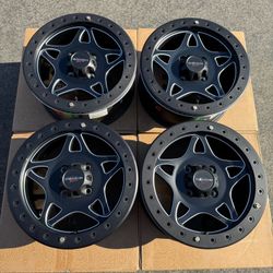 15” Walker Evans Racing Beadlocks ATV UTV Side By Side SXS Beadlock Racing Wheels Rare Walker Evans Racing