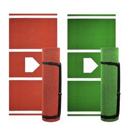 New- Synthetic Grass Turf Baseball /Softball Hitting Cage Mat
