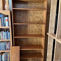 Wooden Seven Shelf Bookcase