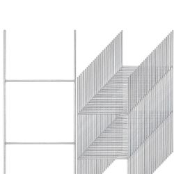 Zonon 100 Pcs H Stakes for Yard Signs 16.5'' x 7'' Heavy Duty Metal H Frame Wire Stakes Weatherproof Metal Sign Holder for 4mm 5mm Corrugated Signs Gu