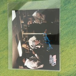 Dodger World Series autograph