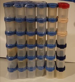 36 Tupperware spice containers