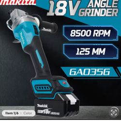 MAKITA  ANGEL GRINDER  / CUTTER AND BATTERY 