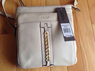 NWT Perlina genuine leather cross body bag