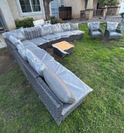 13 piece patio sofa set outdoor patio furniture 🆕☑️🚚