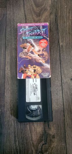 Street Fighter II The Animated Movie VHS