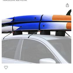 Foam blocks stand up paddleboard carrier