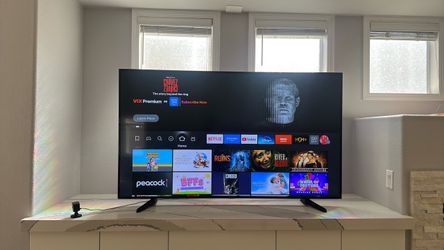 65” Large Flat Screen TV with remote
