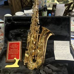Autographed Alto Sax By The Masters